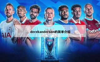 derekanderson的简单介绍