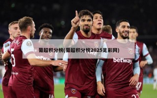 葡超积分榜(葡超积分榜2025足彩网)
