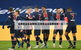 伦敦奥运会金牌榜(伦敦奥运会金牌榜第一名)