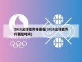 2018足球世界杯赛程(2018足球世界杯赛程时间)
