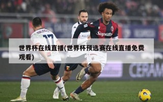 世界杯在线直播(世界杯预选赛在线直播免费观看)