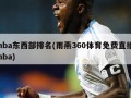 nba东西部排名(雨燕360体育免费直播nba)