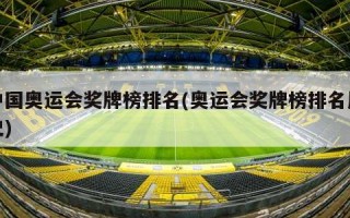 中国奥运会奖牌榜排名(奥运会奖牌榜排名历史)