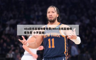 nba在线直播观看免费(NBA在线直播观看免费 小罗直播)