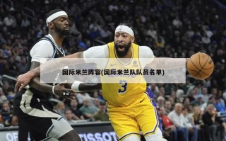 国际米兰阵容(国际米兰队队员名单)