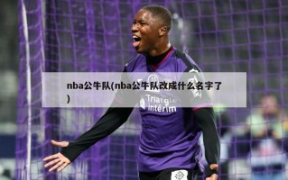 nba公牛队(nba公牛队改成什么名字了)