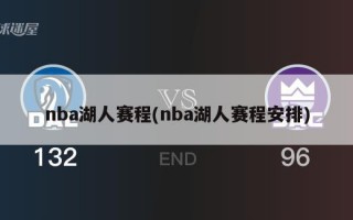 nba湖人赛程(nba湖人赛程安排)