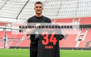 实况足球2012角球(实况足球角球又快又平)