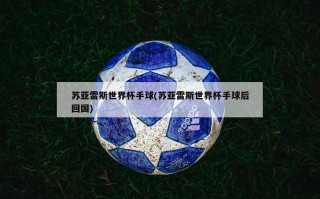 苏亚雷斯世界杯手球(苏亚雷斯世界杯手球后回国)
