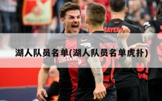 湖人队员名单(湖人队员名单虎扑)