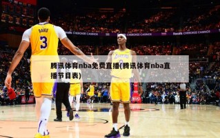 腾讯体育nba免费直播(腾讯体育nba直播节目表)