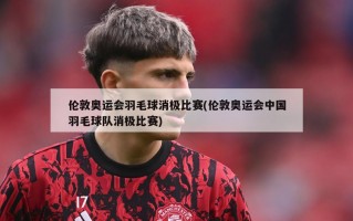 伦敦奥运会羽毛球消极比赛(伦敦奥运会中国羽毛球队消极比赛)