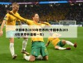 中国申办2030年世界杯(中国申办2030年世界杯是哪一年)