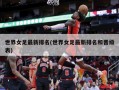 世界女足最新排名(世界女足最新排名和晋级表)