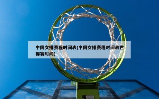 中国女排赛程时间表(中国女排赛程时间表世锦赛时间)