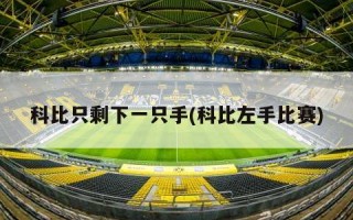 科比只剩下一只手(科比左手比赛)