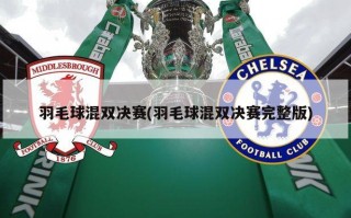 羽毛球混双决赛(羽毛球混双决赛完整版)