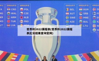 世界杯2022赛程表(世界杯2022赛程表比分结果查询官网)